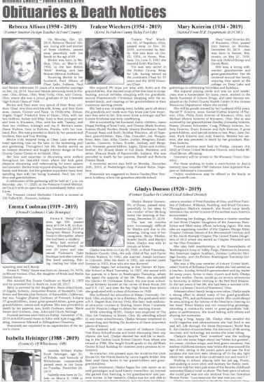 Why You Should Read Death Notices - by Charles Blanchard