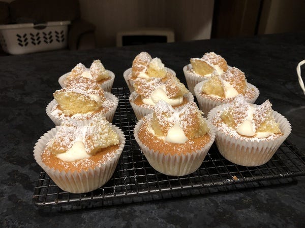 Butterfly cakes for Denise's birthday
