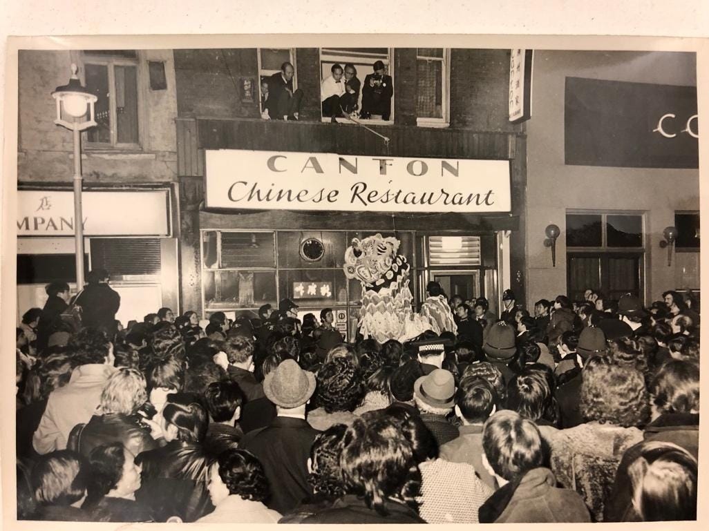 A large crowd of people outside a restaurant
Description automatically generated A large crowd of people outside a restaurant
Description automatically generated