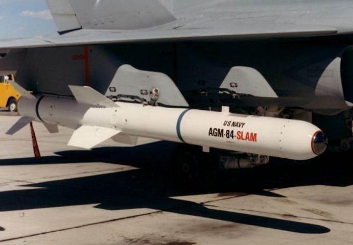 The American AGM-84 SLAM The American AGM-84 SLAM