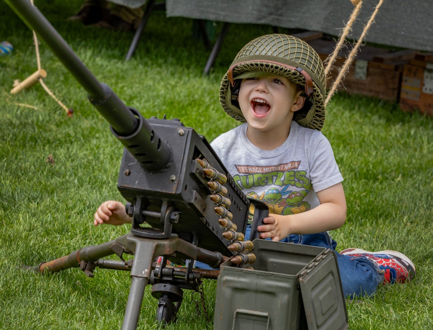 Opinion | Military display makes for an odd family fun day