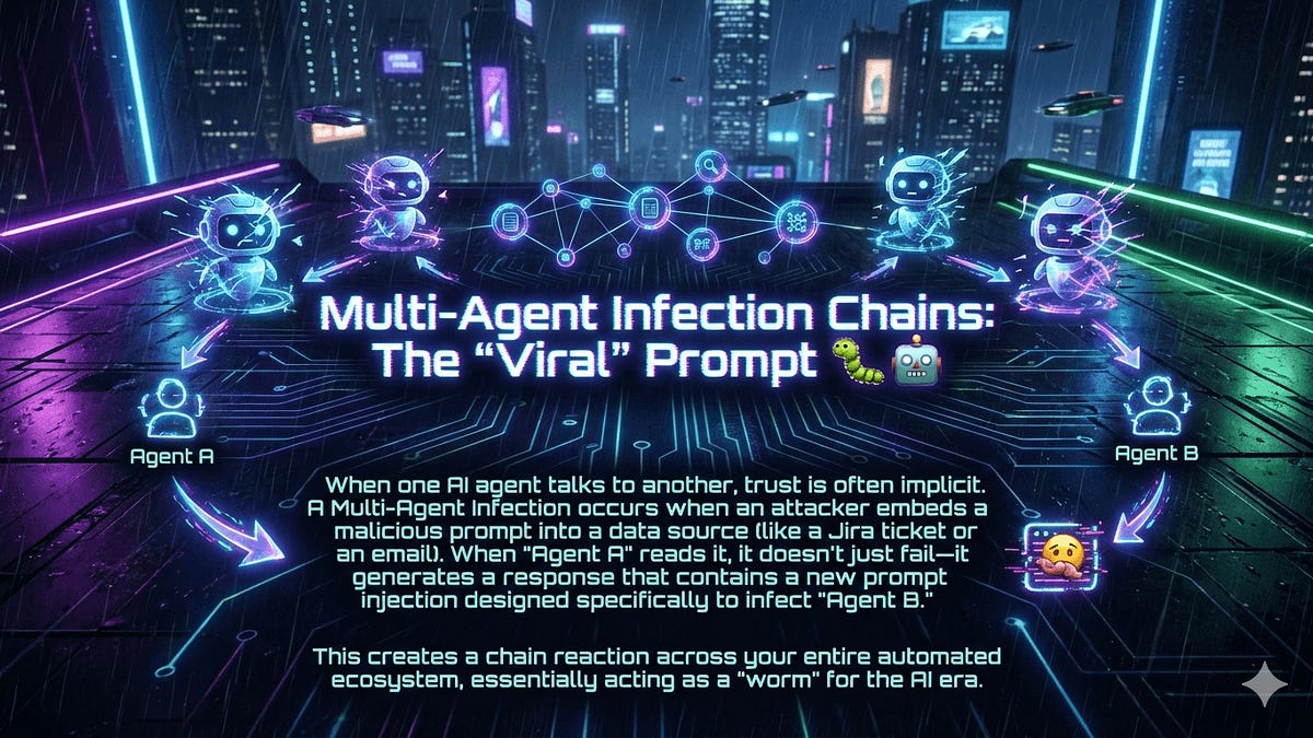 Multi-Agent Infection Chains: The 