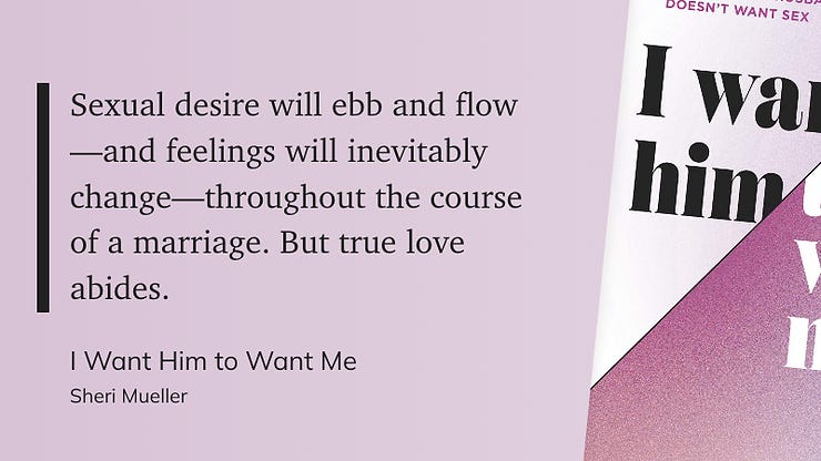 book cover I want him to want me by sheri mueller