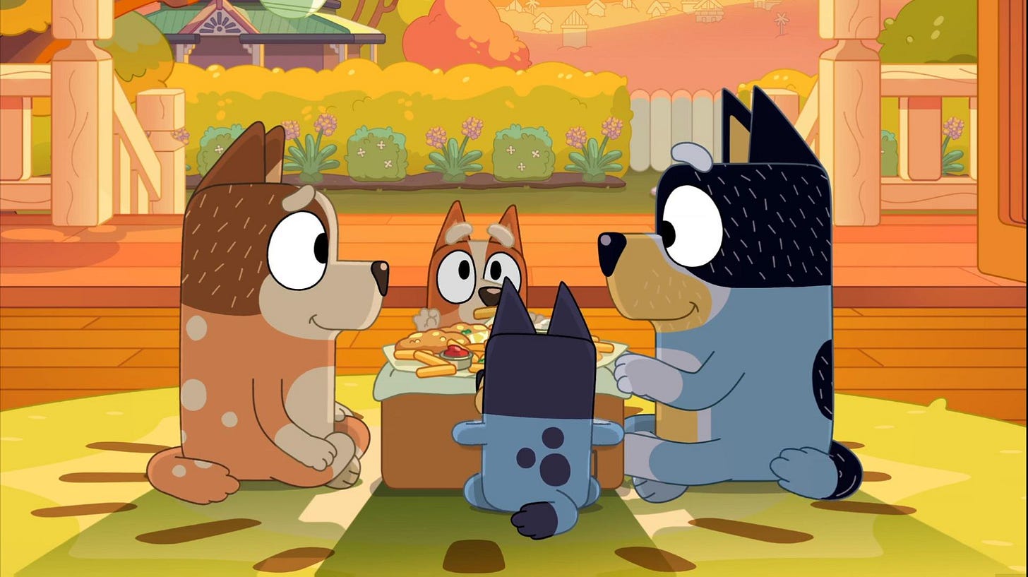 What would be the most beautiful Bluey episode/ Scene in your opinion? : r/ bluey