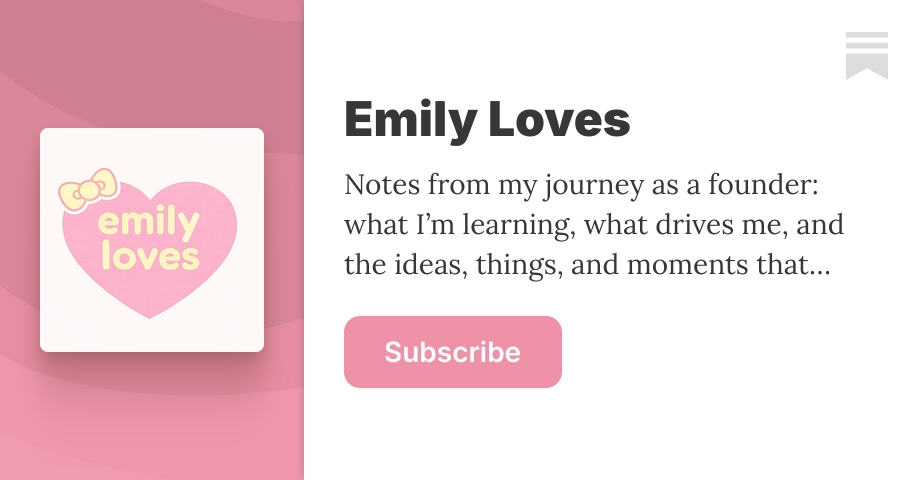 Emily Rice Substack Emily Loves | Substack