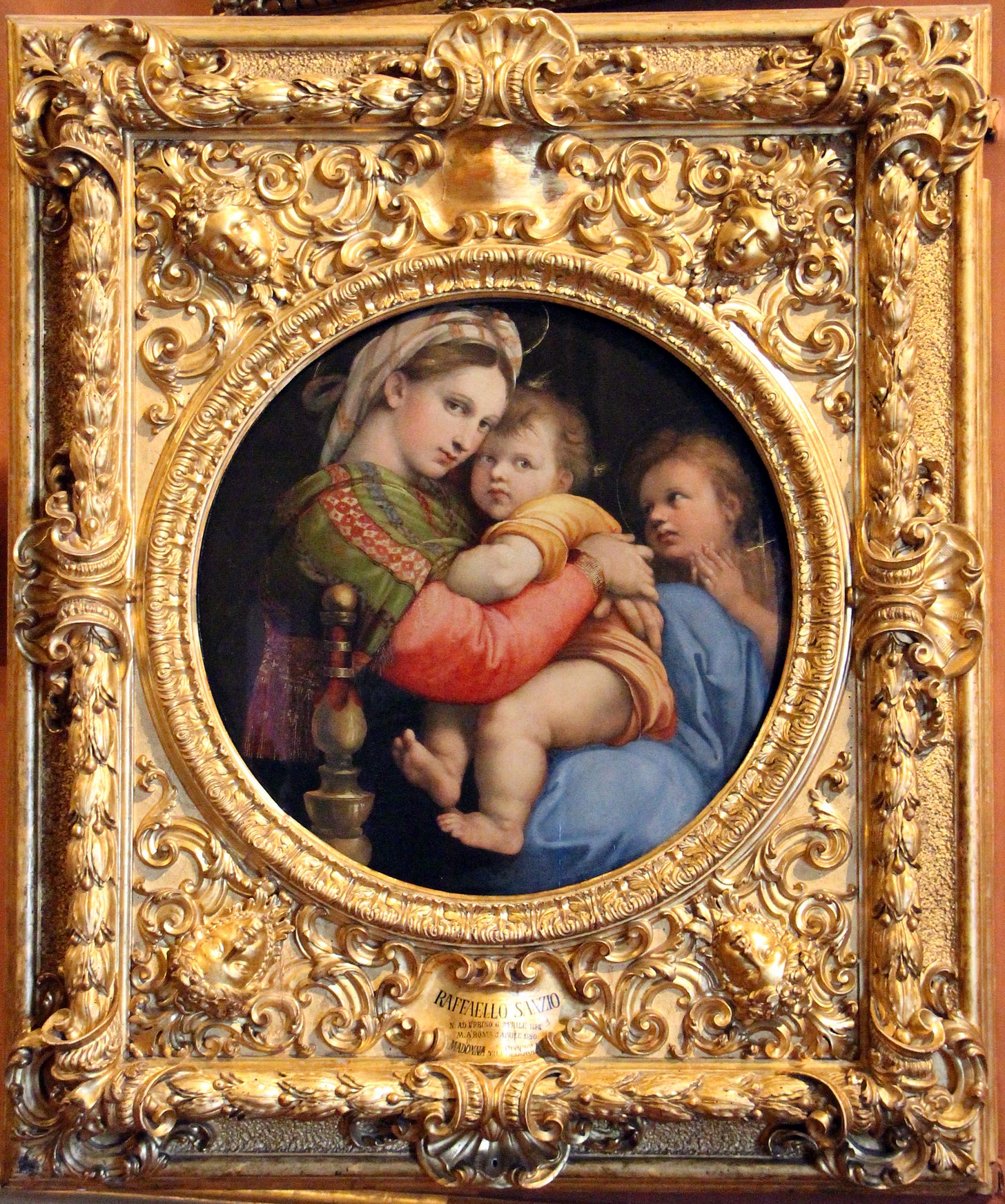 Raphael Madonna della Sedia Raphael Madonna della Sedia