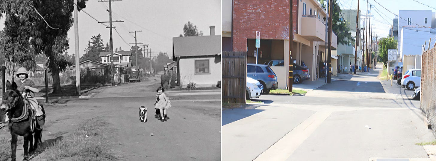Filming location then and now movie locations The Little Rascals film location Bear Shooters.
