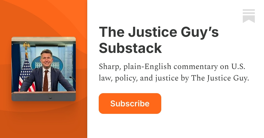 The Justice Guy’s Substack | Substack