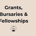 Writing Funding Guide: Grants, Bursaries & Fellowships