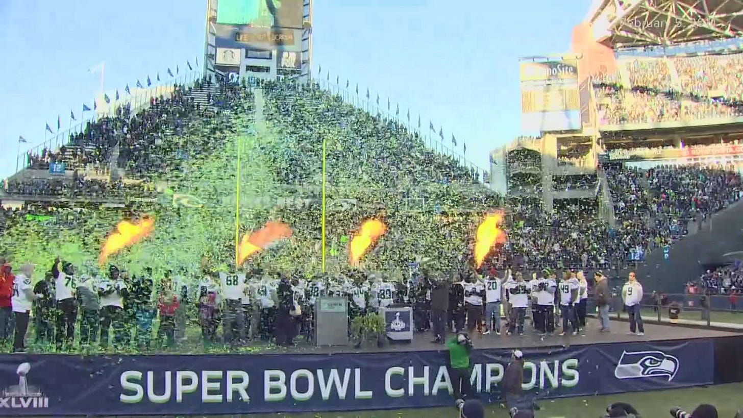 How the 2026 Seahawks parade and celebration compares to 2014