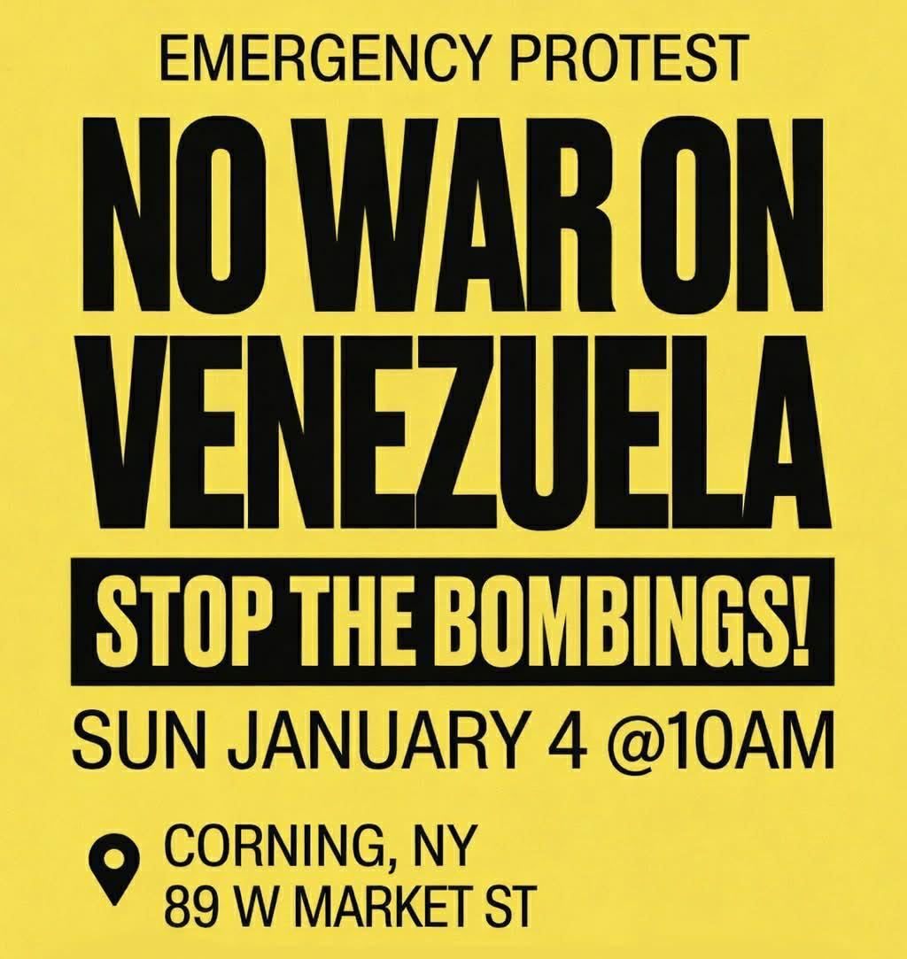 r/ProtestFinderUSA - Emergency Protest TOMORROW AT 10AM. Say HELL NO to War with Venezuela. r/ProtestFinderUSA - Emergency Protest TOMORROW AT 10AM. Say HELL NO to War with Venezuela.