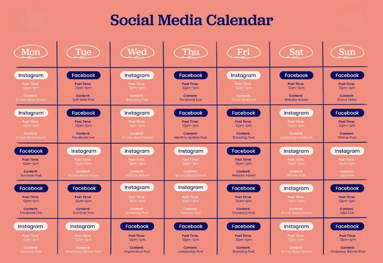 30 Minute Social Media Planning