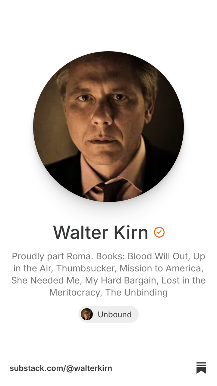 Walter Kirn | Substack