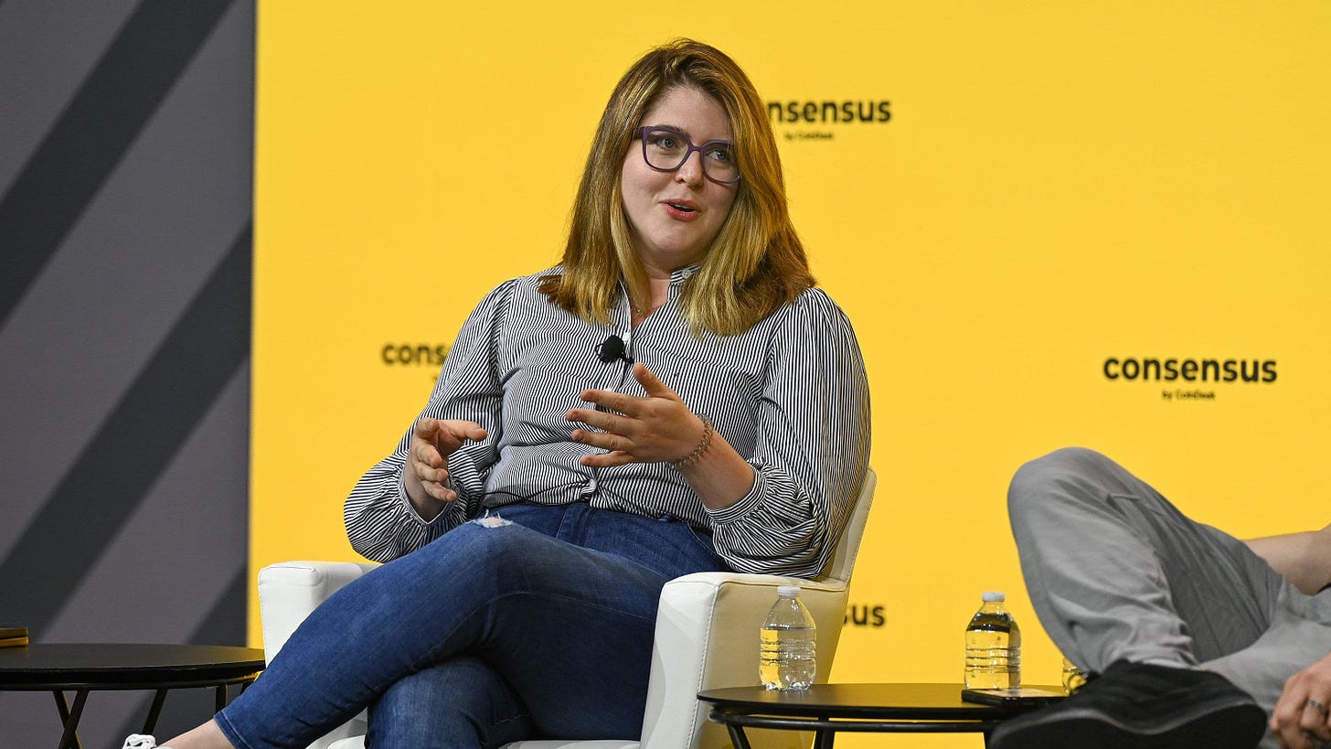 Ophelia Snyder, Co-Founder, 21Shares, at Consensus 2024 by CoinDesk, Austin, USA  (CoinDesk)