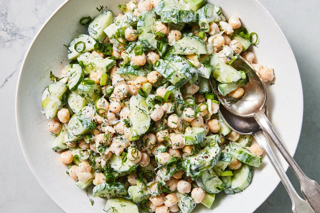 Tzatziki Chickpea Salad Tzatziki Chickpea Salad