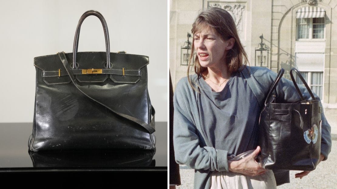 Though many Birkin aficionados today keep their bags pristine, Jane Birkin's original bag was designed for practicality, and she used it nearly every day.