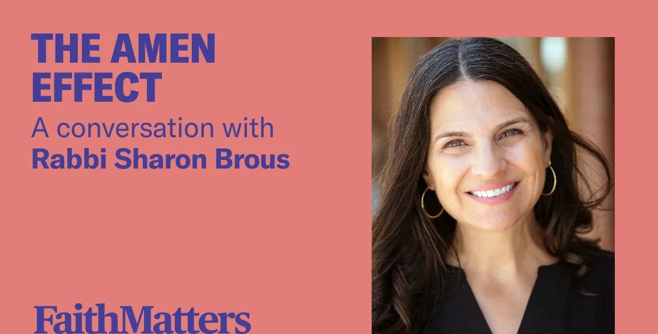 Sharon Brous: The Amen Effect