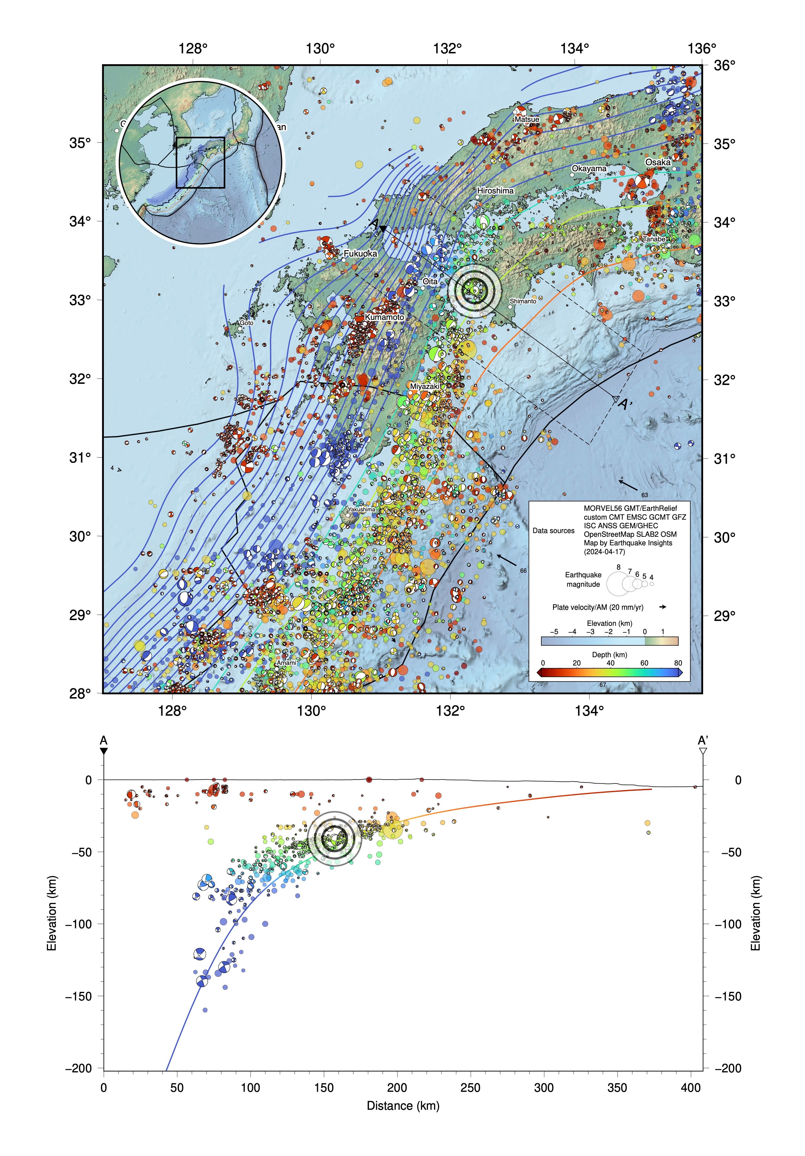 Southern Japan shaken by M6.4 earthquake