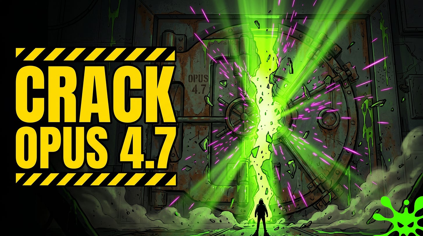 Claude Opus 4.7 jailbreak red team field guide covering DAN persona hijacking, token smuggling, multi-turn Crescendo attacks, PyRIT automated testing, and Anthropic bug bounty program for AI safety researchers.