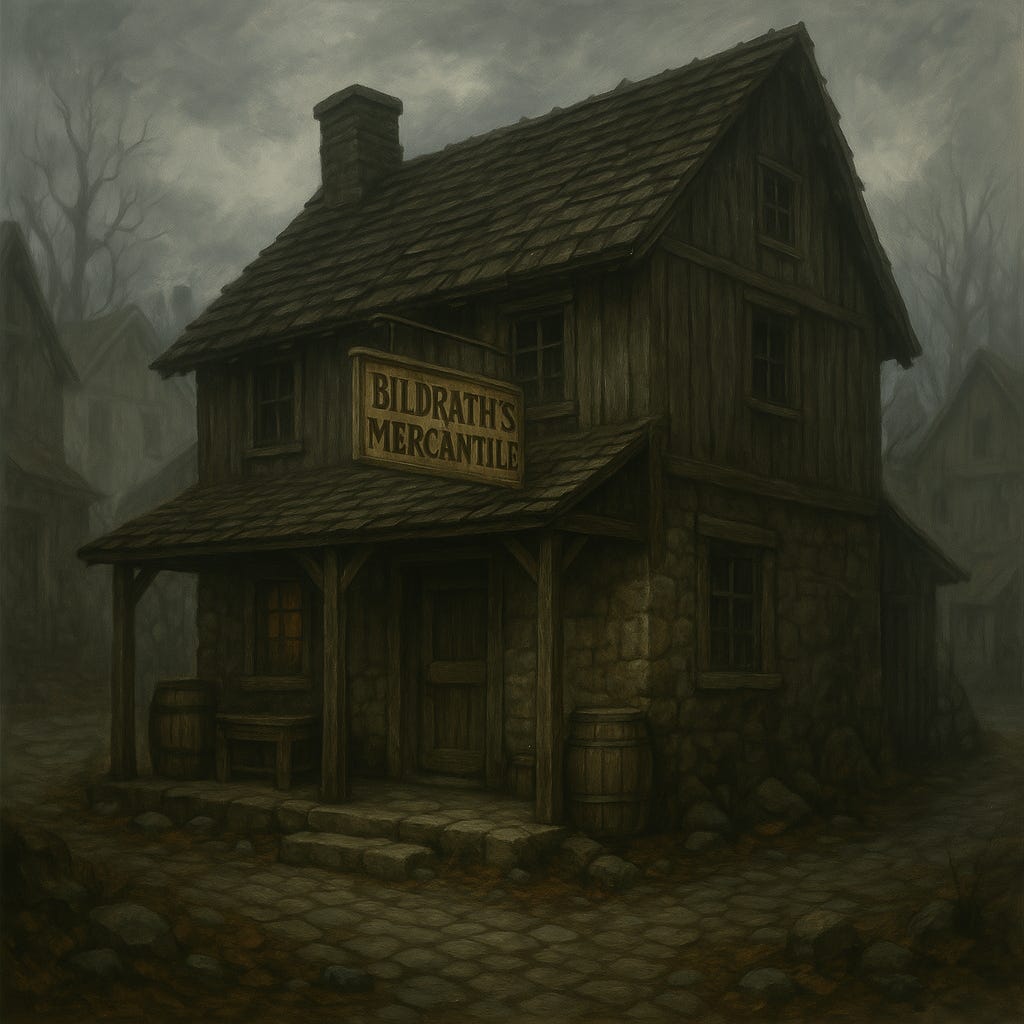 Create an image of Bildrath's Mercantile
