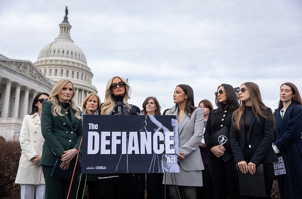 Paris Hilton, Reps. AOC, Laurel Lee Unite to Combat AI Deepfake Abuse