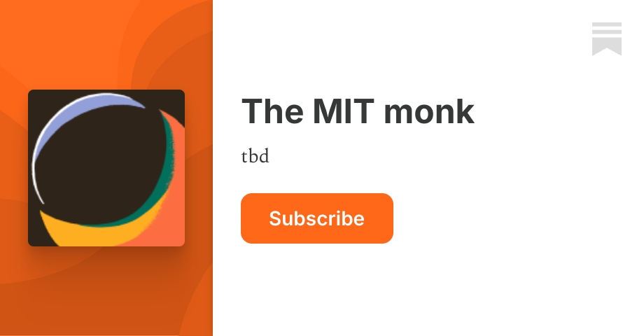 Mit Monk About - The MIT monk