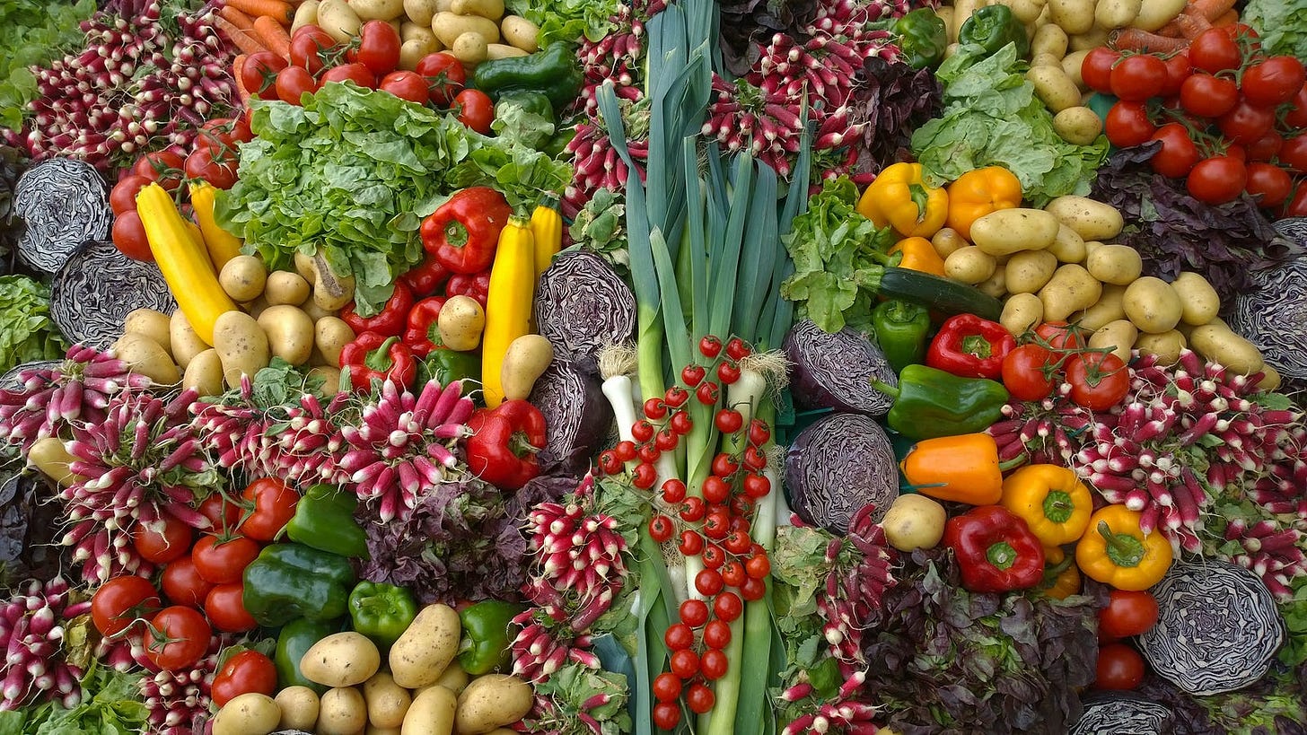 variety of vegetables