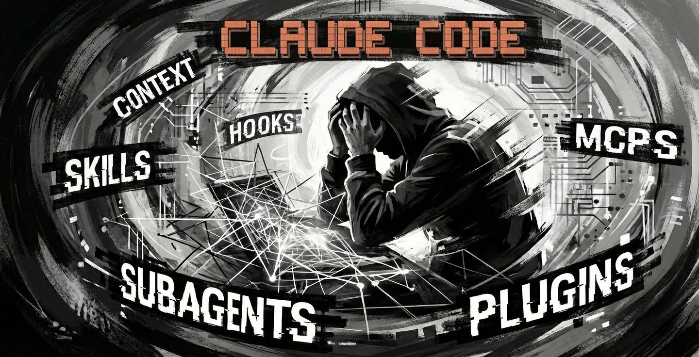 A developer confused by all the claude code configuration settings