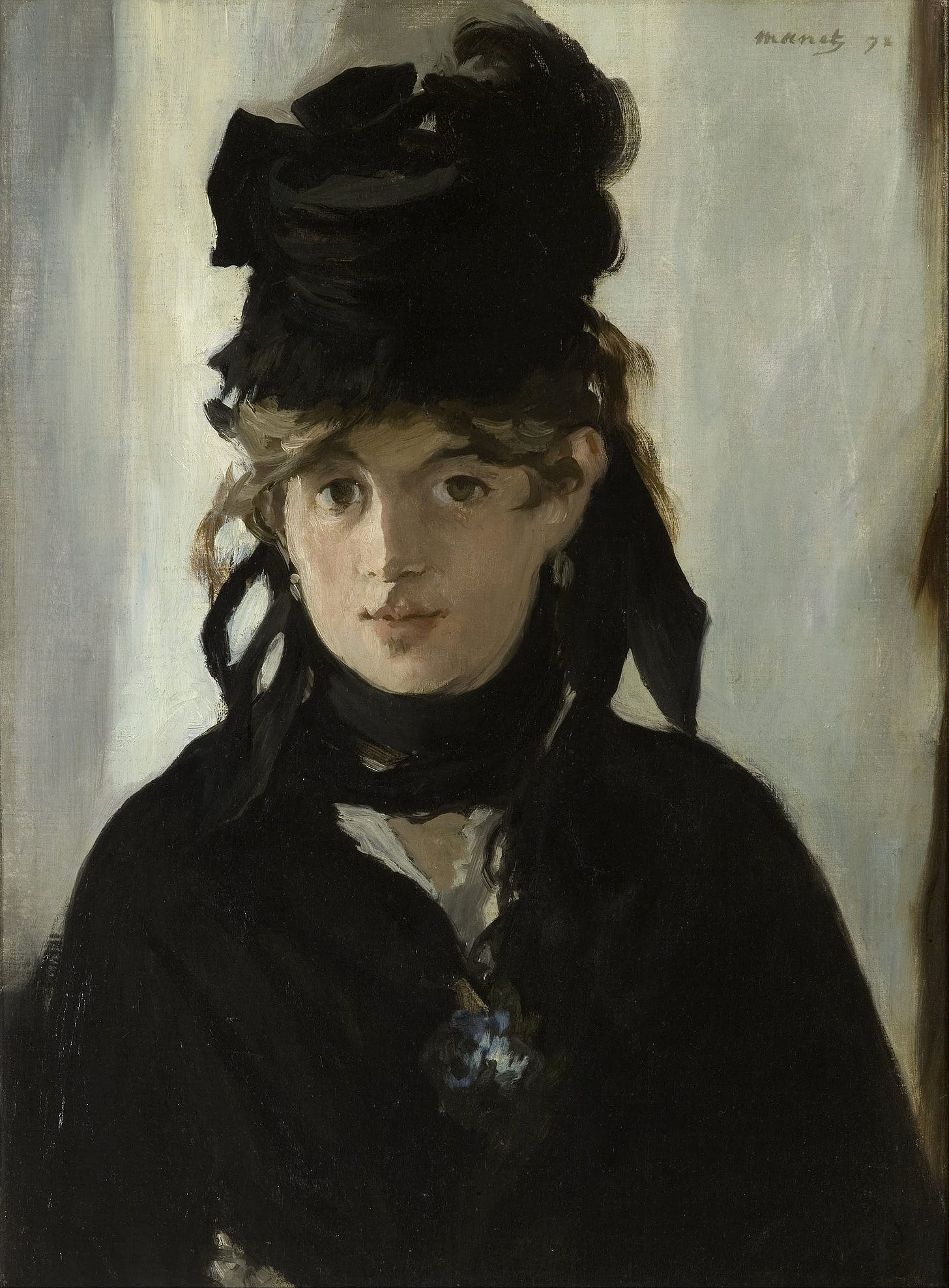 Berthe Morisot painted by Manet Berthe Morisot painted by Manet