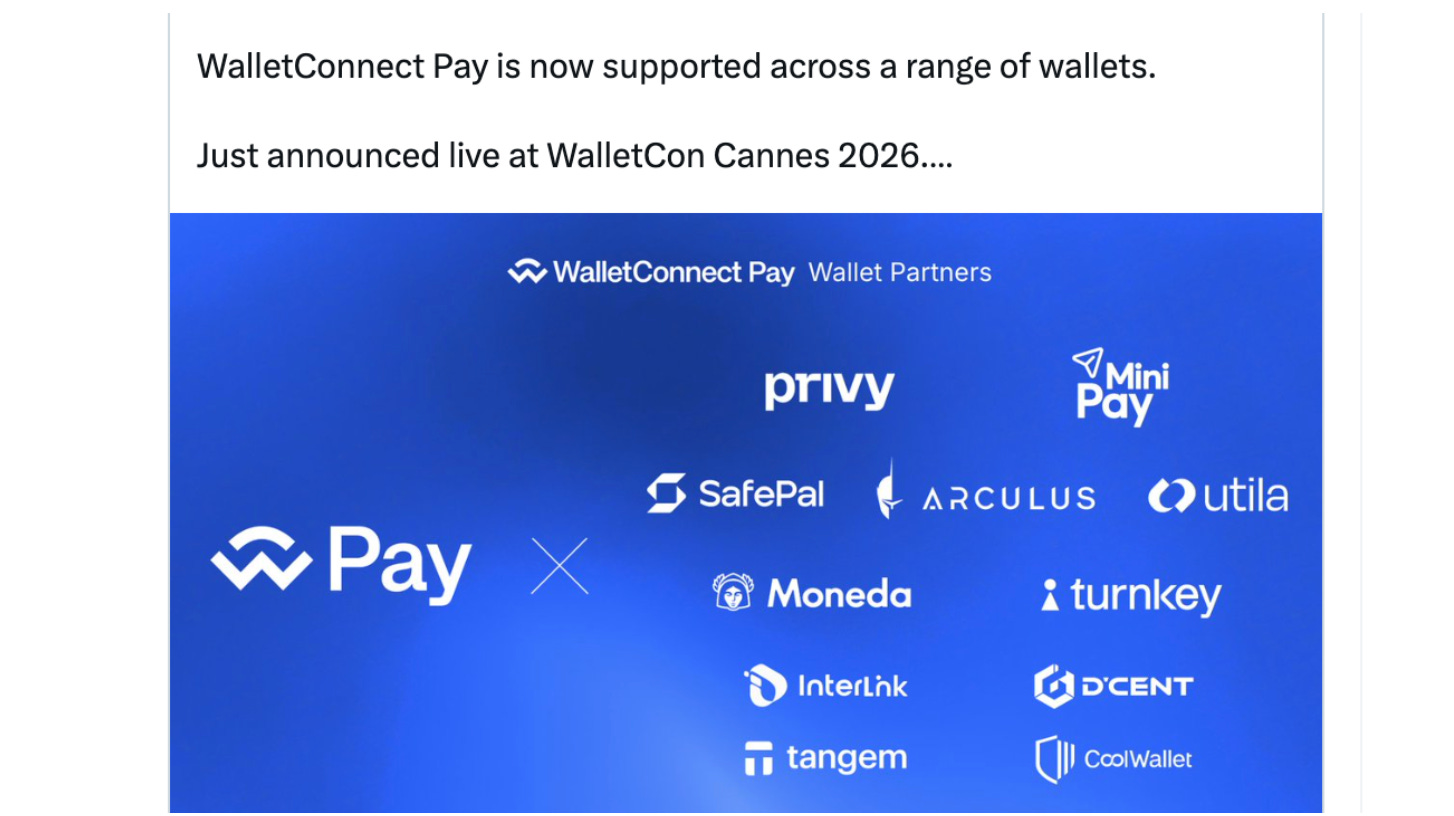 InterLink joins WalletConnect Pay partners at WalletCon Cannes 2026.