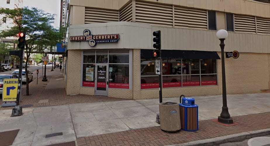 erberts gerberts exterior shot sandwich shop erberts gerberts exterior shot sandwich shop