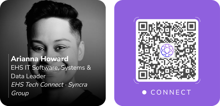 This is Arianna Howard's card. Their email is ahoward@ehstechconnect.net.
