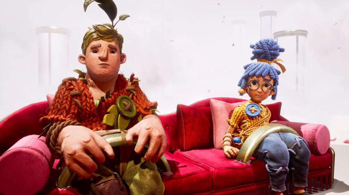 L'arte di collaborare. It Takes Two, 2021. Hazelight Studios