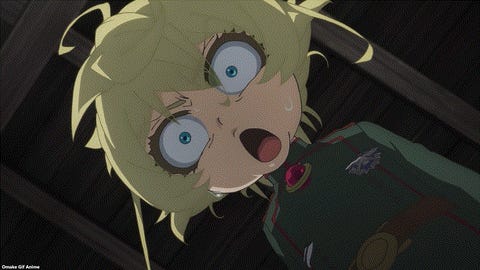 Youjo Senki S2 &mdash; Episode 5 &mdash; Tanya Nervous Sweating