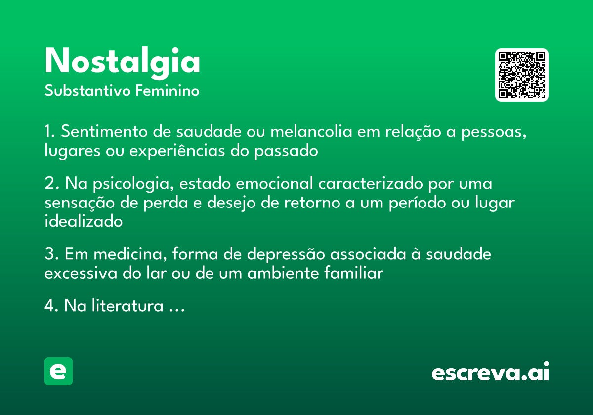 Por que a saudade dói? | O castigo da nostalgia