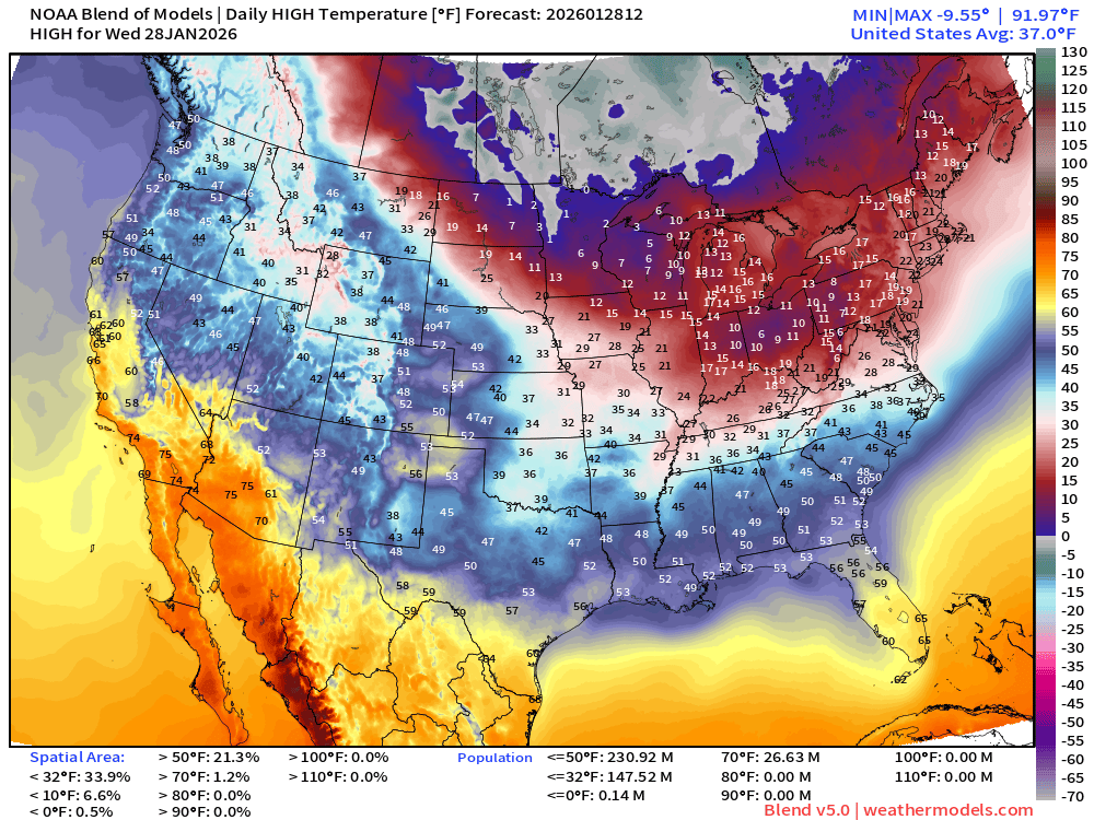 January 28, 2026 East Coast Blizzard Watch