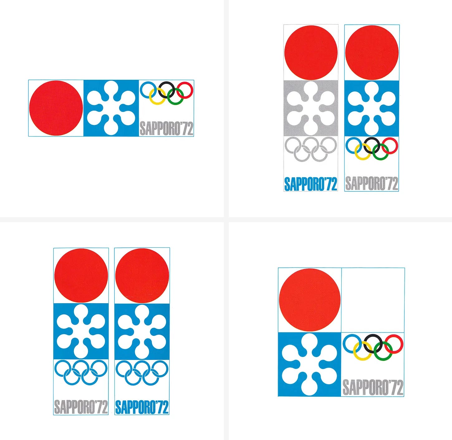 Sapporo '72 Logo - by Richard Baird - Logo Histories
