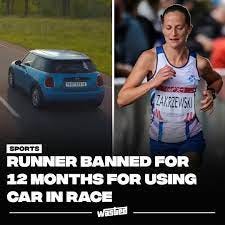 WASTED | Scottish ultra-marathon runner Joasia Zakrzewski has been banned  for 12 months by UK Athletics for using a car during a 50-mile race,  after... | Instagram