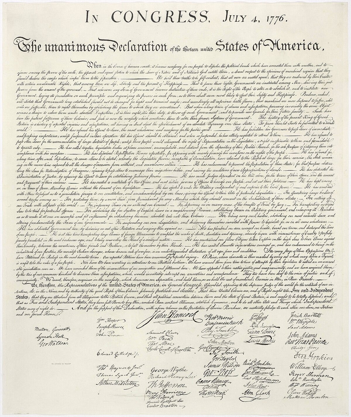 United States Declaration of Independence - Wikipedia