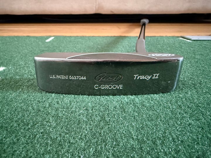 Various views of the Toulon Madison putter