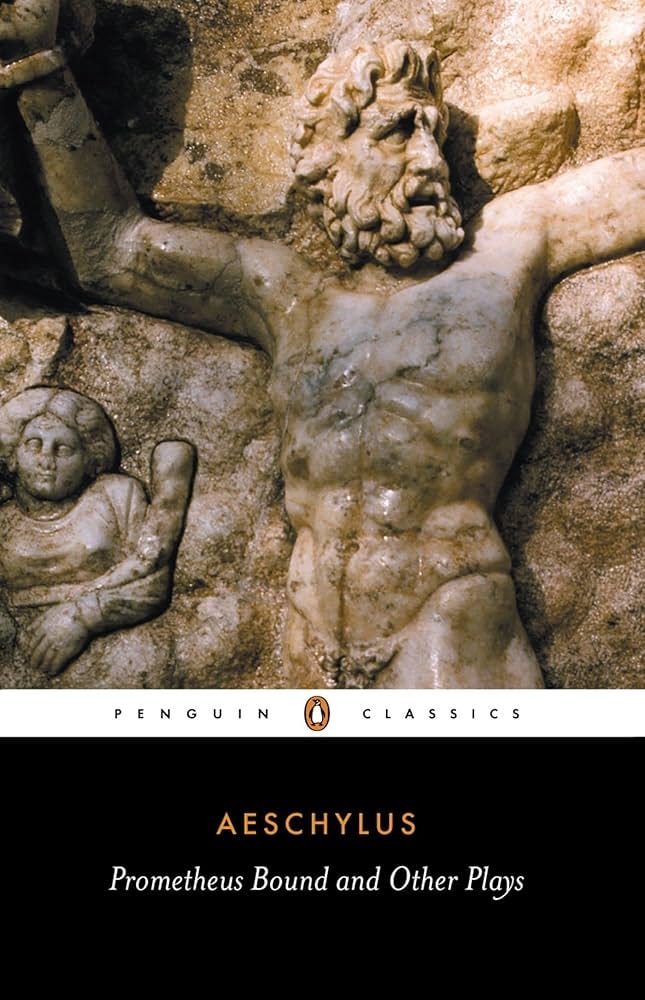 Amazon.com: Prometheus Bound and Other Plays: Prometheus Bound, The  Suppliants, Seven Against Thebes, The Persians: 9780140441123: Philip  Vellacott, Aeschylus: Books