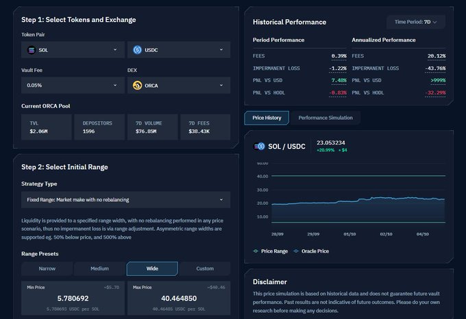 Find the full walkthrough for creator vaults in their docs here: https://docs.kamino.finance/liquidity-vaults/creator-vaults/step-1-core-setup… 