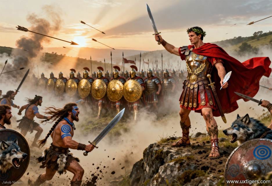 A group of men in armor holding swords

AI-generated content may be incorrect.