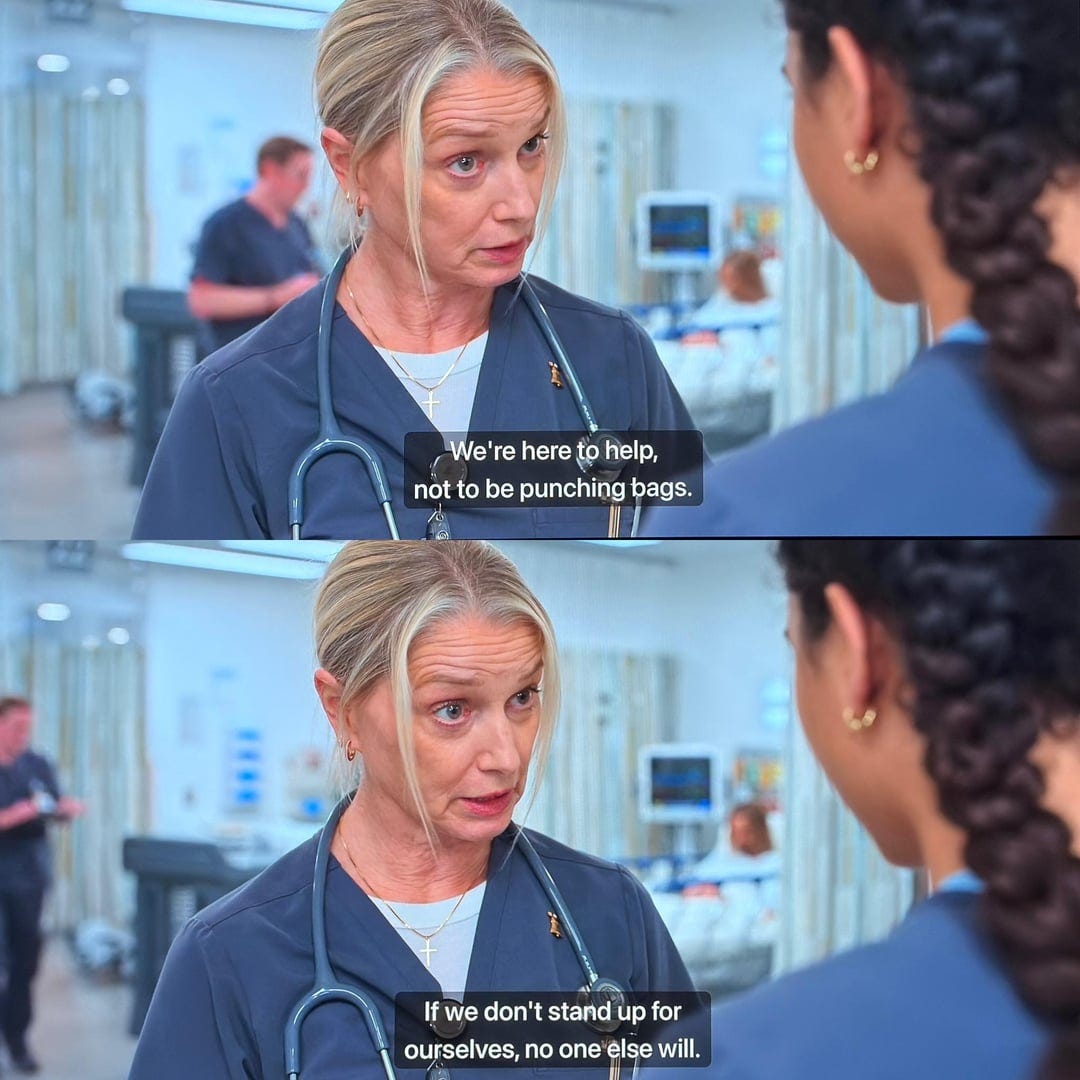 Dana was phenomenal in tonight's episode of the Pitt. : r/nursing Dana was phenomenal in tonight's episode of the Pitt. : r/nursing