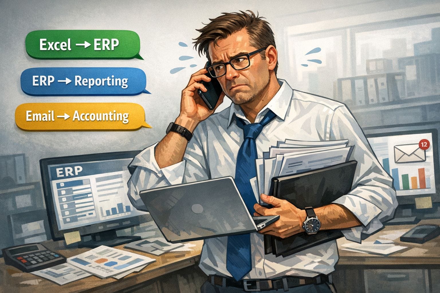 How much time does your Finance team spend moving data around?