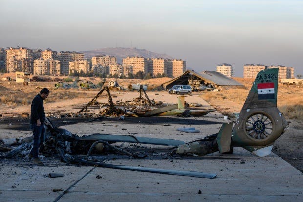 Israeli Airstrikes On Damascus Military Airport Destroy Weapons And Helicopters 