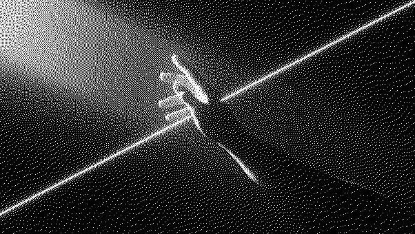 This may contain: a black and white photo of a person reaching up to the sky with their hand