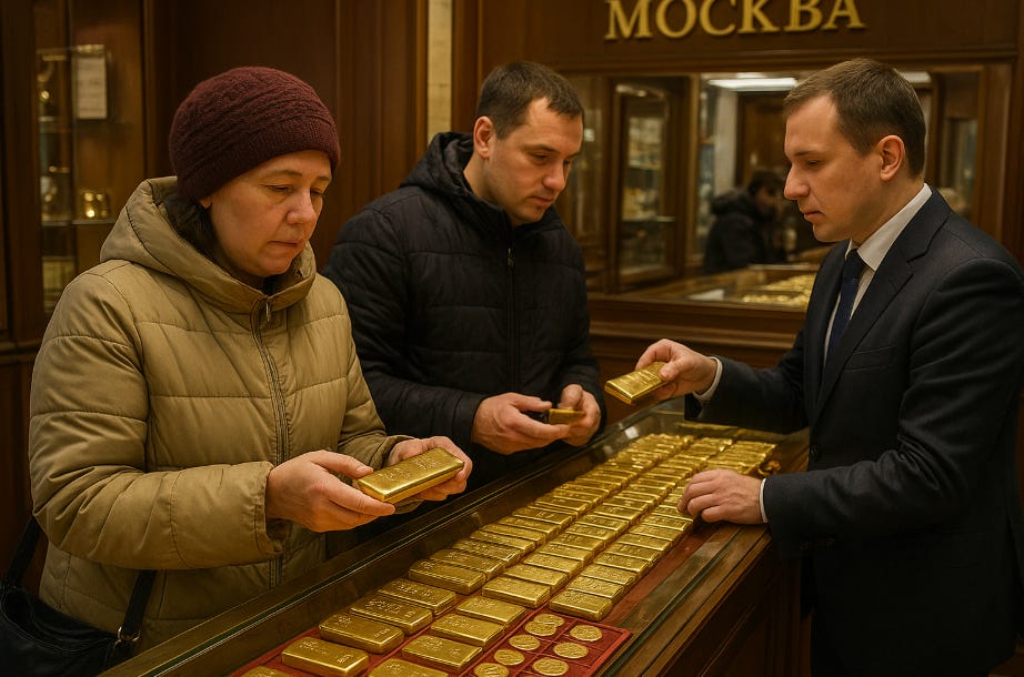 Russian Savers Hold as Much Gold as “European Nations”