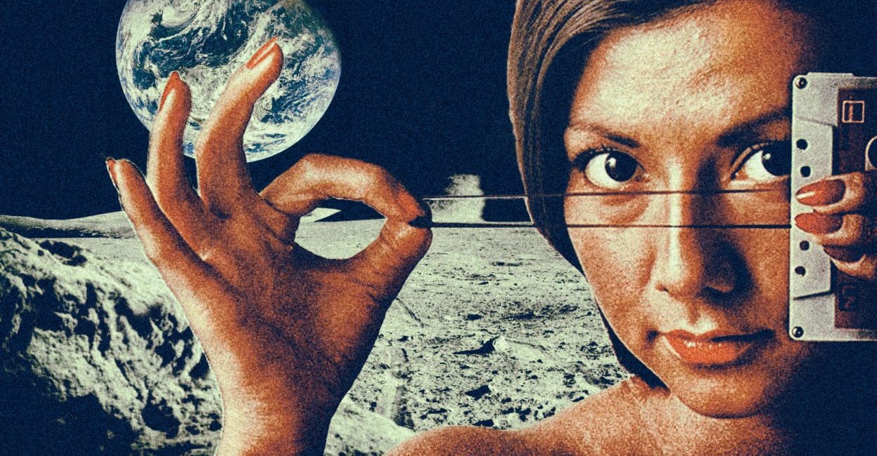 Nude in the moon