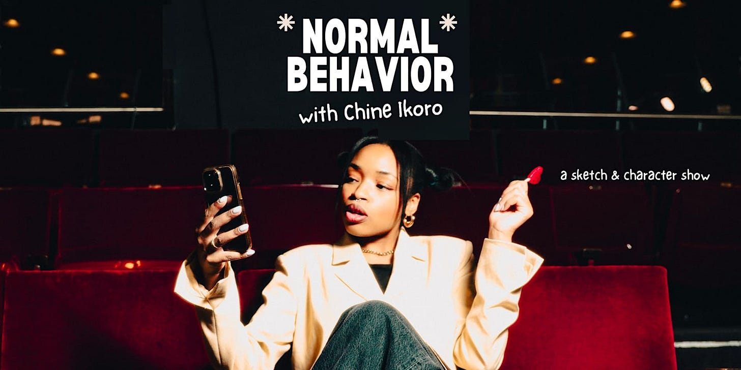 NORMAL BEHAVIOR with Chine Ikoro